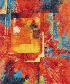 Well Woven Destiny Multicolor Bright Modern Abstract Rug