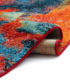 Well Woven Destiny Multicolor Bright Modern Abstract Rug
