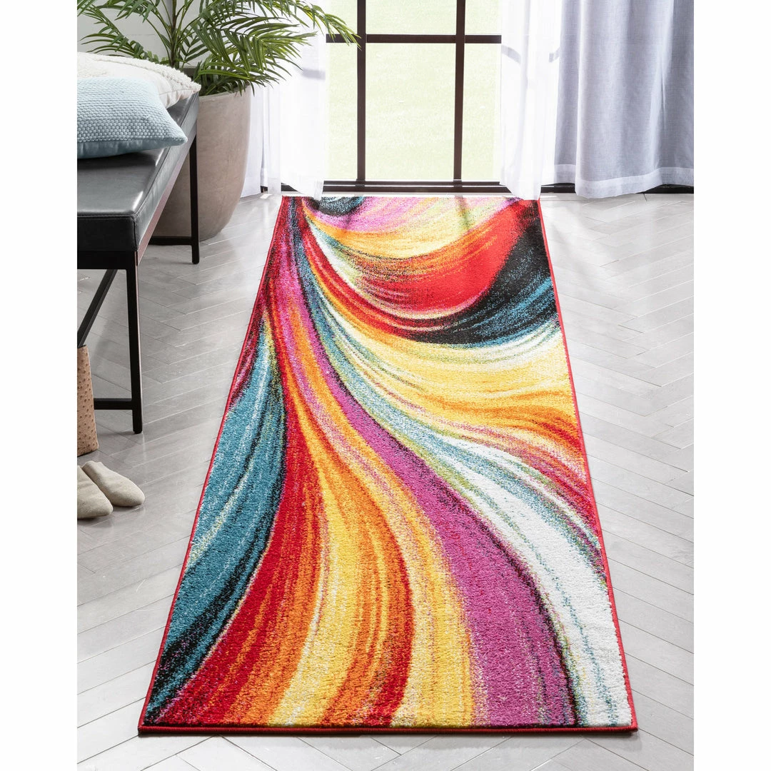 Well Woven Multi Color Pleasure Multi Modern Bright Rug 14 Well Woven Multi Color Pleasure Multi Modern Bright Rug