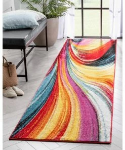 Well Woven Multi Color Pleasure Multi Modern Bright Rug 29 Well Woven Multi Color Pleasure Multi Modern Bright Rug
