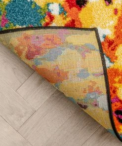 Well Woven Multi Color Partridge Multi Modern Bright Abstract Rug