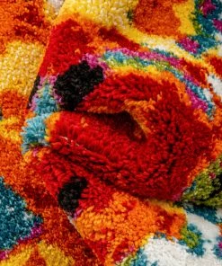 Well Woven Multi Color Partridge Multi Modern Bright Abstract Rug