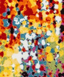 Well Woven Multi Color Partridge Multi Modern Bright Abstract Rug