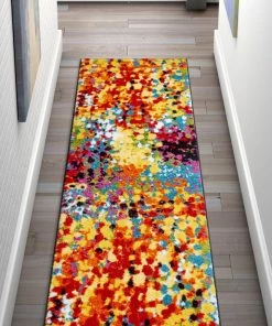 Well Woven Multi Color Partridge Multi Modern Bright Abstract Rug