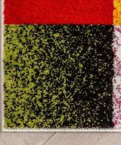 Well Woven Geometric Gateway Multi Modern Square Rug