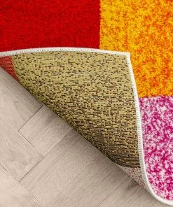 Well Woven Geometric Gateway Multi Modern Square Rug