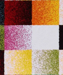 Well Woven Geometric Gateway Multi Modern Square Rug