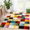 Well Woven Geometric Gateway Multi Modern Square Rug