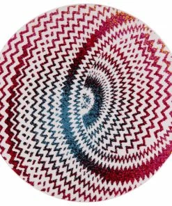 Well Woven Kaleidoscope Multi Modern Bright 5'3" Round Rug Multi Color