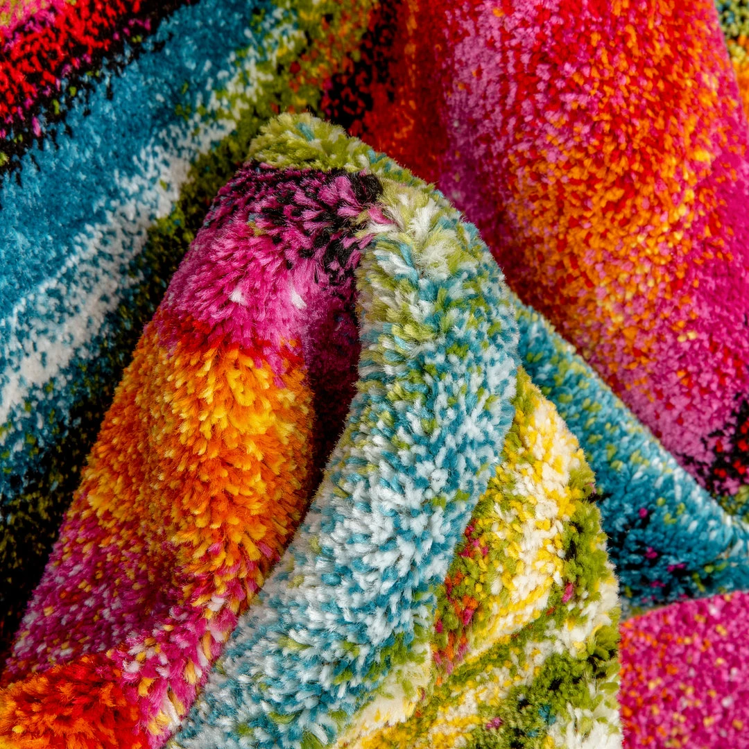 Well Woven Multi Color Pleasure Multi Modern Bright Rug 3 Well Woven Multi Color Pleasure Multi Modern Bright Rug