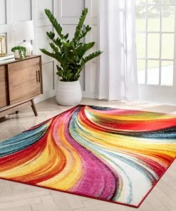 Well Woven Multi Color Pleasure Multi Modern Bright Rug 23 Well Woven Multi Color Pleasure Multi Modern Bright Rug