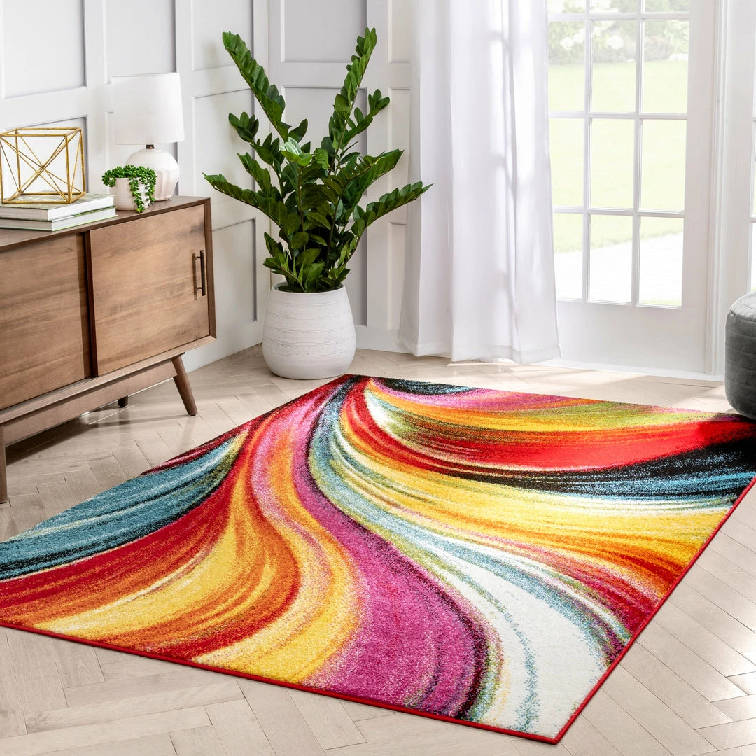 Well Woven Multi Color Pleasure Multi Modern Bright Rug 7 Well Woven Multi Color Pleasure Multi Modern Bright Rug
