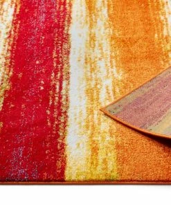 Well Woven Unbelievable Multi Modern Bright Rug Red