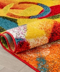 Well Woven Brilliant Multi Modern Bright Rug 20 Well Woven Brilliant Multi Modern Bright Rug