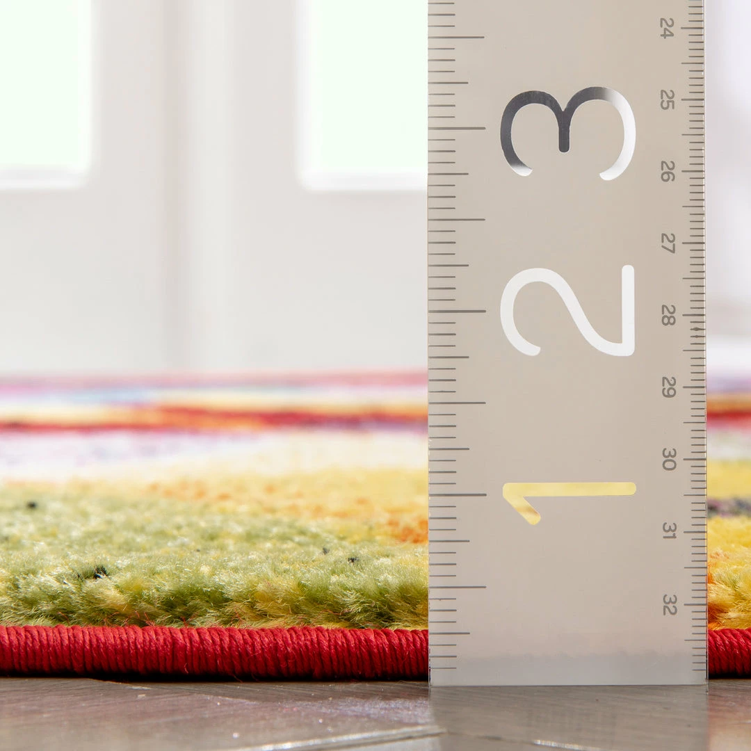 Well Woven Brilliant Multi Modern Bright Rug 4 Well Woven Brilliant Multi Modern Bright Rug