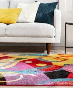 Well Woven Brilliant Multi Modern Bright Rug 19 Well Woven Brilliant Multi Modern Bright Rug