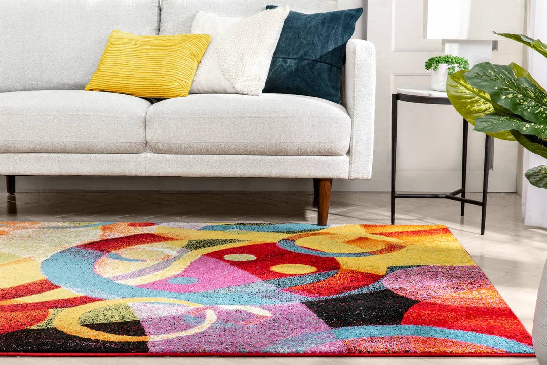 Well Woven Brilliant Multi Modern Bright Rug 8 Well Woven Brilliant Multi Modern Bright Rug