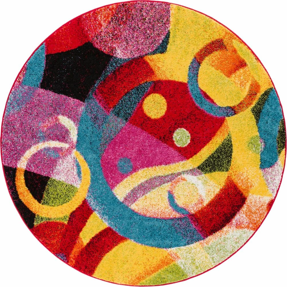 Well Woven Brilliant Multi Modern Bright Rug 10 Well Woven Brilliant Multi Modern Bright Rug