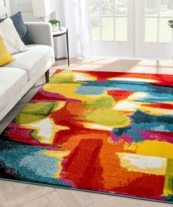 Well Woven Creativity Multi Modern Bright Rug Multi Color
