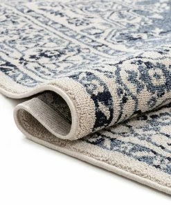 Well Woven Benjamin Dark Blue Vintage Medallion Rug