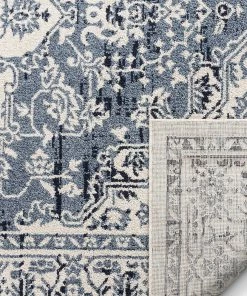 Well Woven Benjamin Dark Blue Vintage Medallion Rug