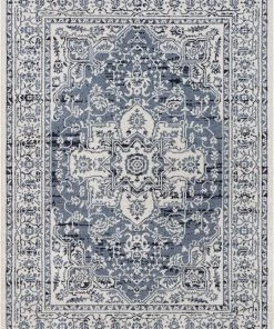 Well Woven Benjamin Dark Blue Vintage Medallion Rug