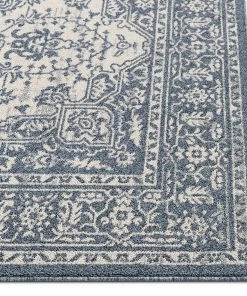 Well Woven Global Benjamin Blue Vintage Medallion Rug