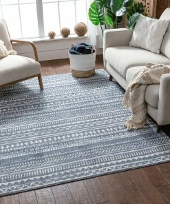 Well Woven Easton Blue Modern Geometric Rug