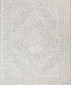 Well Woven Lila Cream/Grey Modern Southwestern Rug