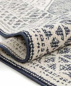 Well Woven Global Lila Blue Modern Southwestern Rug 5'3