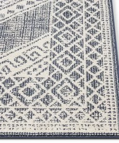 Well Woven Global Lila Blue Modern Southwestern Rug 5'3