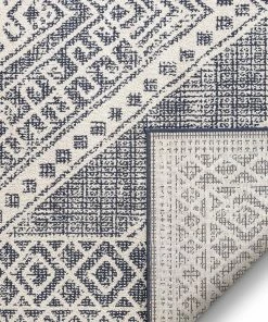 Well Woven Global Lila Blue Modern Southwestern Rug 5'3