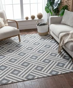 Well Woven Global Matilda Grey Modern Geometric Rug