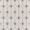 Well Woven Matilda Cream/Grey Modern Tribal Diamond Rug Vintage