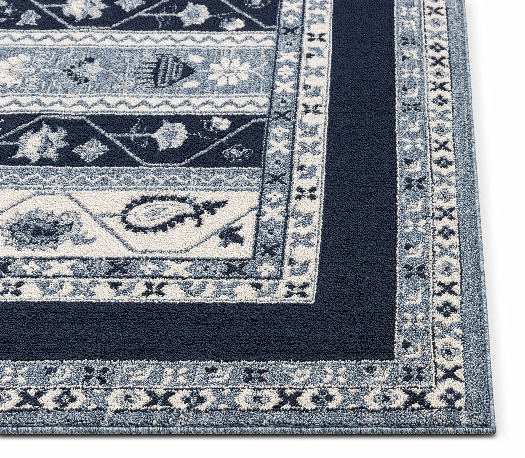 Well Woven Milo Blue Modern Paisley Antique Rug Vintage 3 Well Woven Milo Blue Modern Paisley Antique Rug Vintage