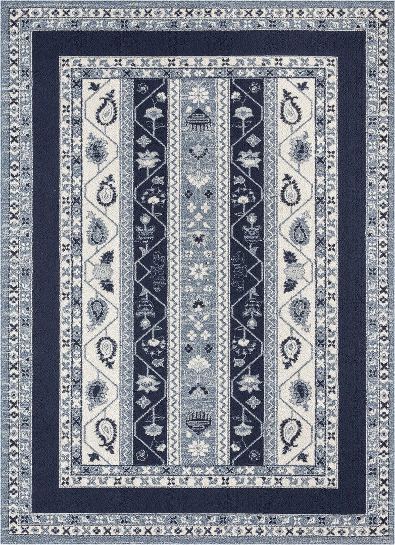 Well Woven Milo Blue Modern Paisley Antique Rug Vintage 1 Well Woven Milo Blue Modern Paisley Antique Rug Vintage