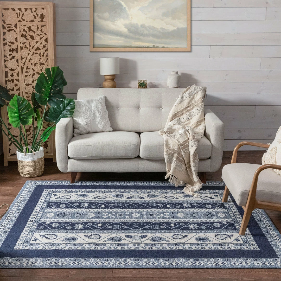 Well Woven Milo Blue Modern Paisley Antique Rug Vintage 5 Well Woven Milo Blue Modern Paisley Antique Rug Vintage