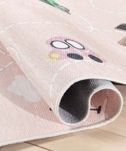 Well Woven Traffic Modern Blush Flat-Weave Washable Kids Rug 13 Well Woven Traffic Modern Blush Flat-Weave Washable Kids Rug