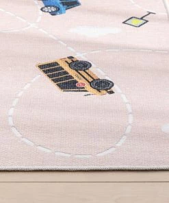 Well Woven Traffic Modern Blush Flat-Weave Washable Kids Rug 17 Well Woven Traffic Modern Blush Flat-Weave Washable Kids Rug