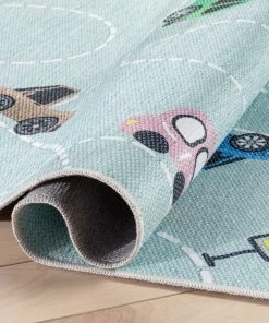 Well Woven Machine Washable Traffic Modern Green Flat-Weave Washable Kids Rug 13 Well Woven Machine Washable Traffic Modern Green Flat-Weave Washable Kids Rug
