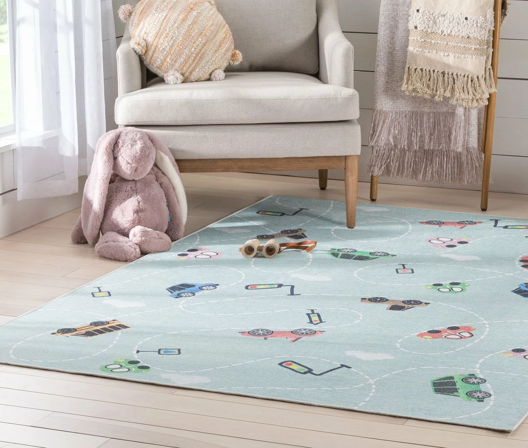 Well Woven Machine Washable Traffic Modern Green Flat-Weave Washable Kids Rug 8 Well Woven Machine Washable Traffic Modern Green Flat-Weave Washable Kids Rug