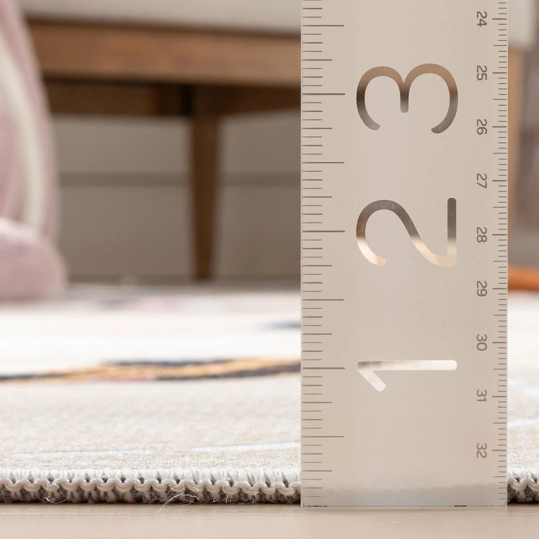 Well Woven Traffic Modern Beige Flat-Weave Washable Kids Rug 6 Well Woven Traffic Modern Beige Flat-Weave Washable Kids Rug