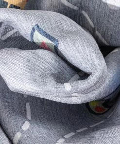 Well Woven Machine Washable Traffic Modern Grey Flat-Weave Washable Kids Rug