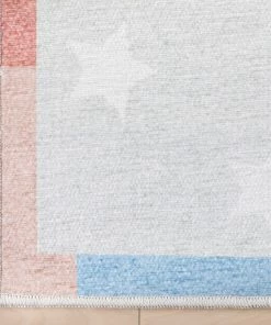 Well Woven Machine Washable Hopscotch Modern Multi Flat-Weave Washable Kids Rug