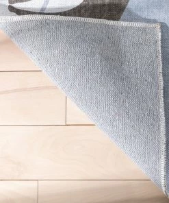 Well Woven Machine Washable Safari Modern Grey Flat-Weave Washable Kids Rug 14 Well Woven Machine Washable Safari Modern Grey Flat-Weave Washable Kids Rug