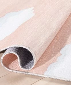 Well Woven Machine Washable Cloud 9 Modern Coral Flat-Weave Washable Kids Rug 13 Well Woven Machine Washable Cloud 9 Modern Coral Flat-Weave Washable Kids Rug