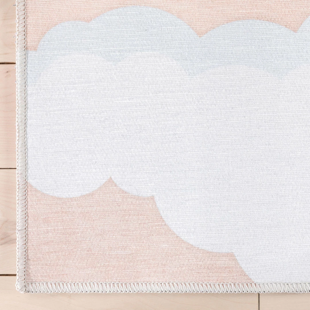 Well Woven Machine Washable Cloud 9 Modern Coral Flat-Weave Washable Kids Rug 4 Well Woven Machine Washable Cloud 9 Modern Coral Flat-Weave Washable Kids Rug