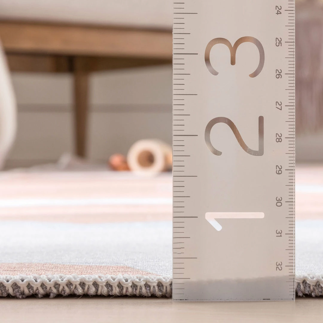 Well Woven Machine Washable Cloud 9 Modern Coral Flat-Weave Washable Kids Rug 6 Well Woven Machine Washable Cloud 9 Modern Coral Flat-Weave Washable Kids Rug