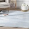 Well Woven Cloud 9 Modern Grey Blue Flat-Weave Washable Kids Rug Machine Washable