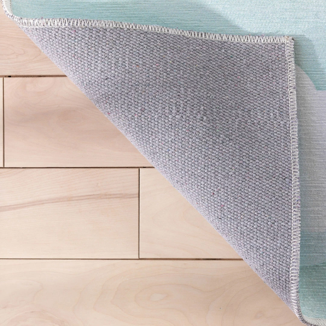 Well Woven Machine Washable Cloud 9 Modern Mint Flat-Weave Washable Kids Rug 4 Well Woven Machine Washable Cloud 9 Modern Mint Flat-Weave Washable Kids Rug